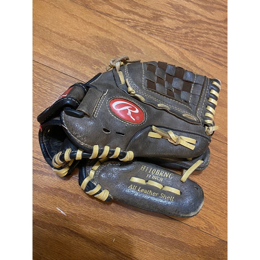 Rawlings Highlight Series 11" Youth Baseball Glove RHT Brown Leather H110BRNC